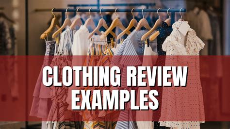 review clothing.